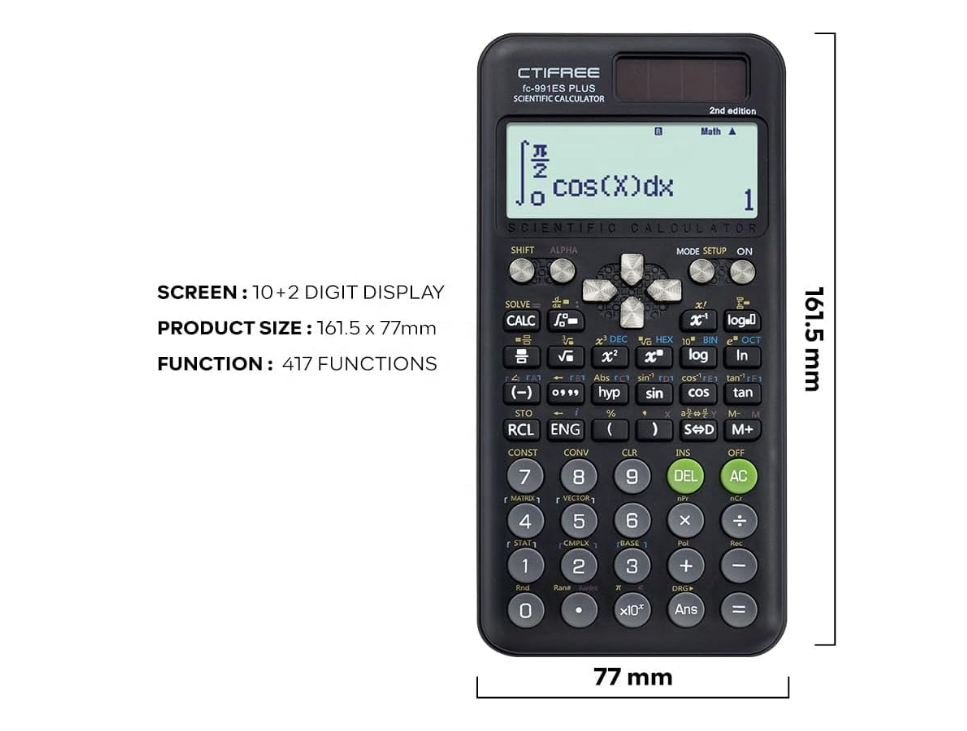 Scientific Calculator - Multi-Function with Statistics