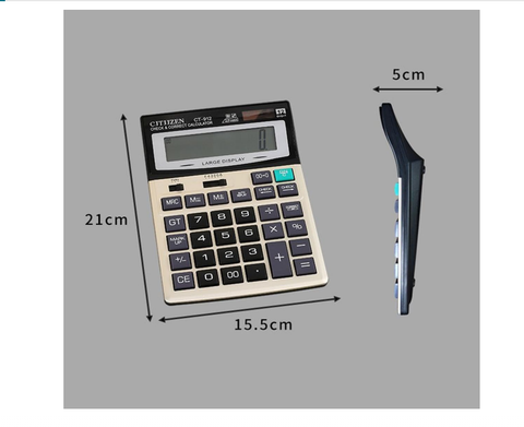 ECVV Desktop Calculator with Mechanical Keys - Large Display