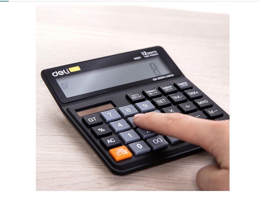 EM01120 Display Screen Calculator - Black