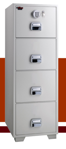 Eagle SF-680-4EKX Fire-Resistant Filing Cabinet UAE | 4 Drawer Digital Lock Safe