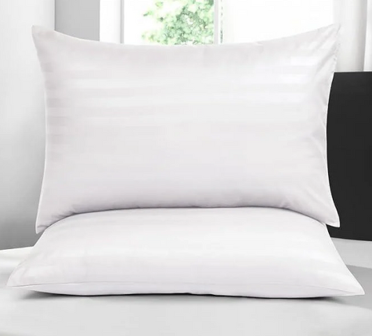 INFINI HOMES 50 X 75 Striped Cotton Pillow Covers - Premium Hotel