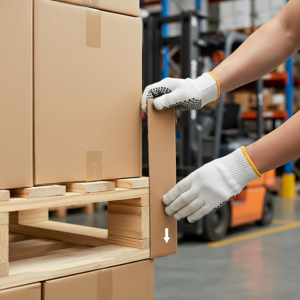 Heavy Duty Cardboard Corner Protectors for Pallet Shipping UAE | Edge Guards