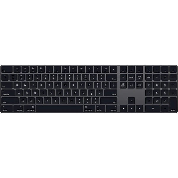 Apple Magic Wireless Keyboard with Numeric Keypad - UAE Stock | Fast Delivery Across All Emirates Space Gray