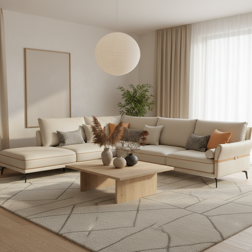 Corner Sofa IH CS-1086 | Premium L-Shape Sofa UAE