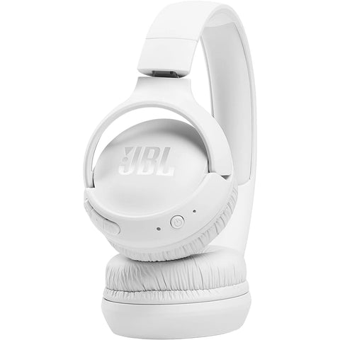 JBL TUNE T510BT Wireless On-Ear Headphones UAE – 35 Hours Battery, Deep Bass, White