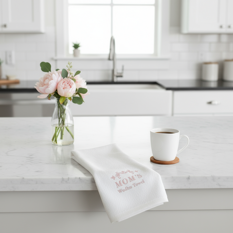 Premium Wudhu Towel UAE - Embroidered Ramadan Theme 600 GSM Cotton Dubai