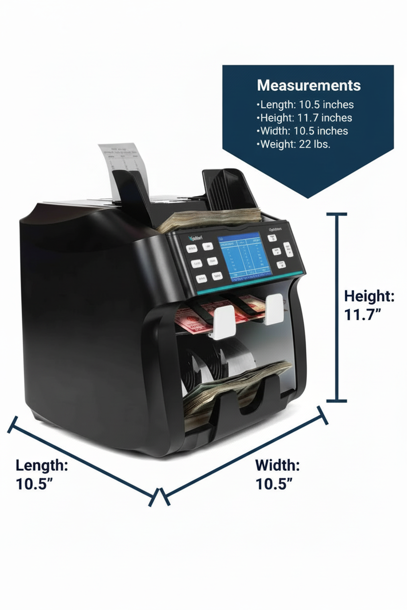 Kolibri Signature2 Pocket Mix Value Counter Sorter and Reader - UAE