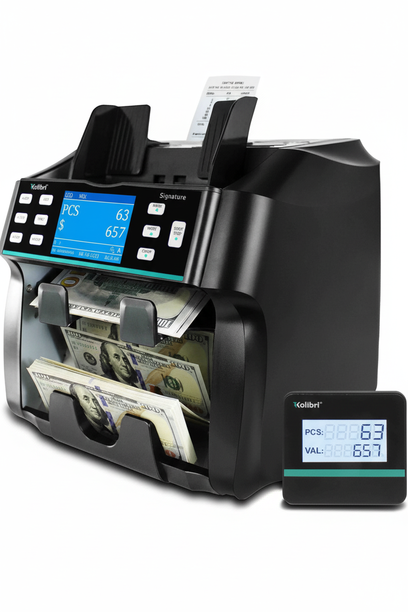 Kolibri Signature2 Pocket Mix Value Counter Sorter and Reader - UAE