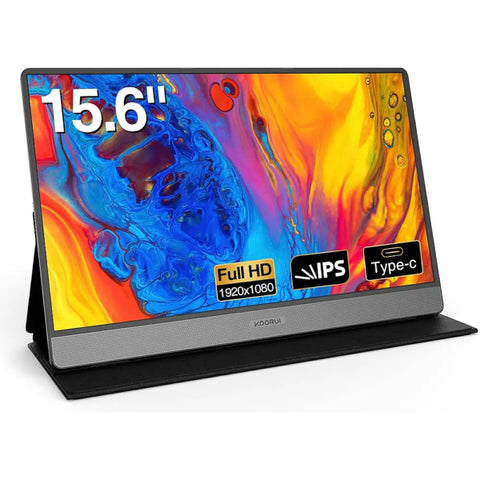 Koorui 15B1 15.6 Inch Portable Monitor Dubai UAE | Full HD IPS Display with USB-C & HDMI