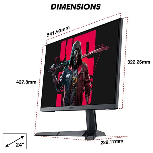KOORUI 24E3 24" FHD Gaming Monitor 165Hz | Dubai, Abu Dhabi, Sharjah UAE