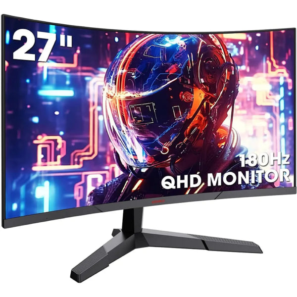 KOORUI 27E6QCA 27-Inch Curved Gaming Monitor QHD 180Hz | UAE Delivery
