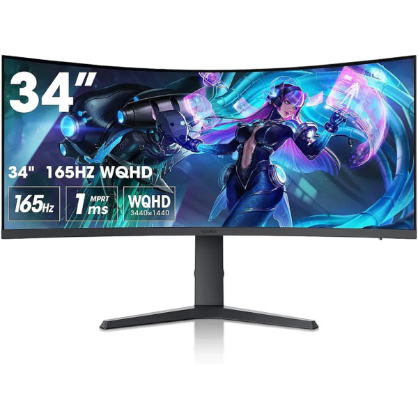 KOORUI 34E6UC 34-Inch Ultrawide Curved Gaming Monitor UAE – 165Hz WQHD 3440×1440 | Dubai, Abu Dhabi Delivery