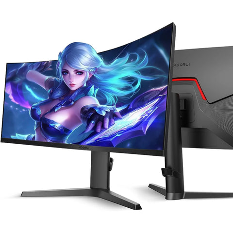 KOORUI 34E6UC 34-Inch Ultrawide Curved Gaming Monitor UAE – 165Hz WQHD 3440×1440 | Dubai, Abu Dhabi Delivery