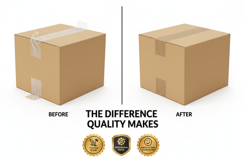 Kraft Paper Tape 20M Roll - Strong Packaging & Sealing Tape UAE | Brown Masking Tape