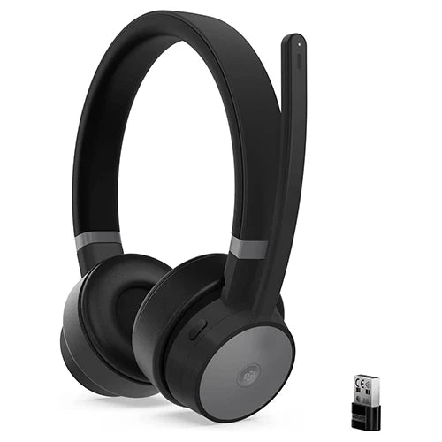 Lenovo Go Wireless ANC Headset Black | 40mm Drivers | Active Noise Cancellation | UAE