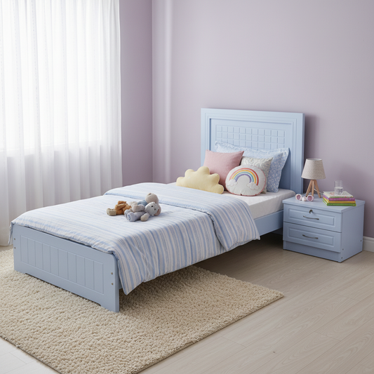 Single Wooden Bed Without Side Table IH 7490 | Buy Online UAE