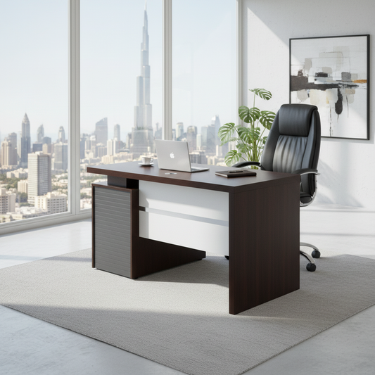 Office Table IH-L952-WEN | Wenge Modern Desk 120cm & 140cm