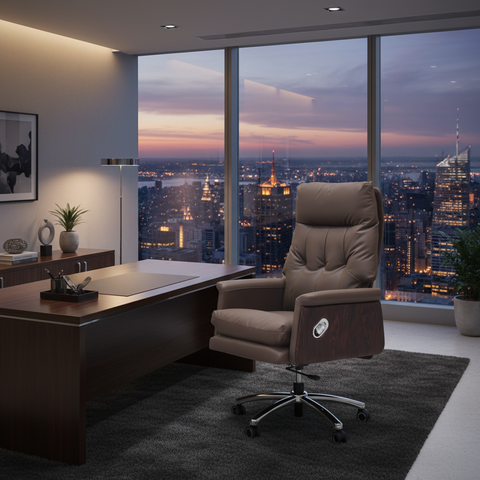 PU Leather Manager Chair in Corporate Office – Executive Boss Chair Dubai UAE | IH-A33H