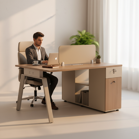 Two Person Work Station IH 2170 | Dual Office Desk UAE