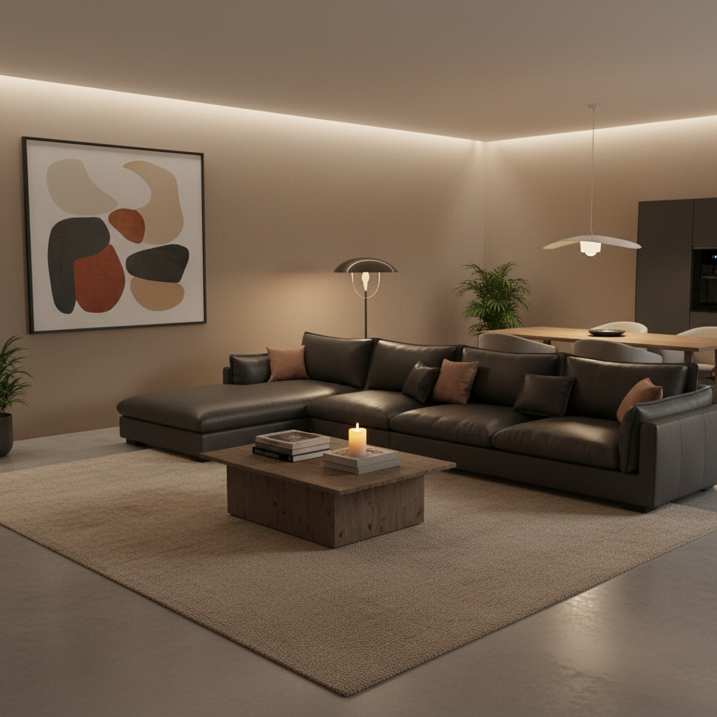 Corner Sofa IH CS-1165 | Premium L-Shape Sofa UAE
