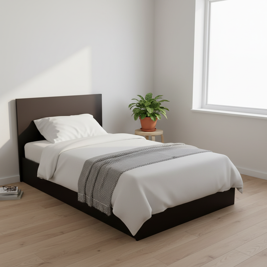 Single Bed Wooden Frame (Without Side Table) | IH 508