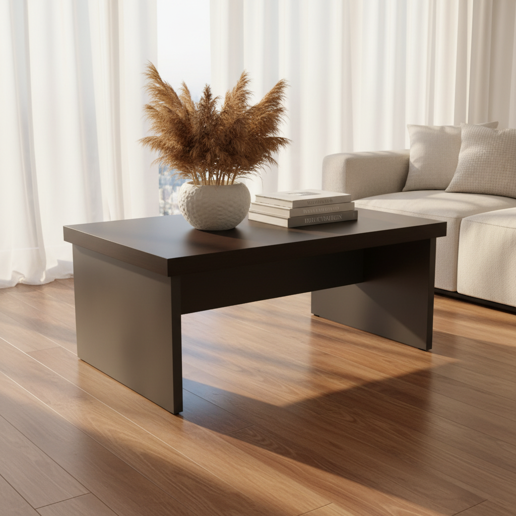 Center Table IH 1060 | Coffee & Grey | 100×60×45 cm