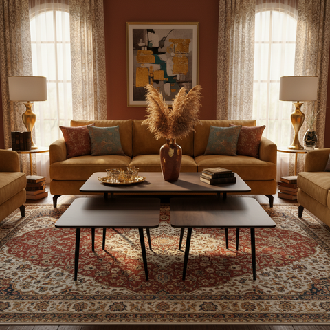Coffee Table Set (1+2) IH 42 | 120x60x45 & 60x60x45 cm