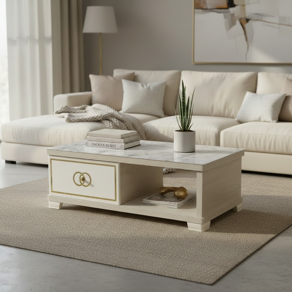 Glossy Center Table IH CT172 | Premium Coffee Table in UAE