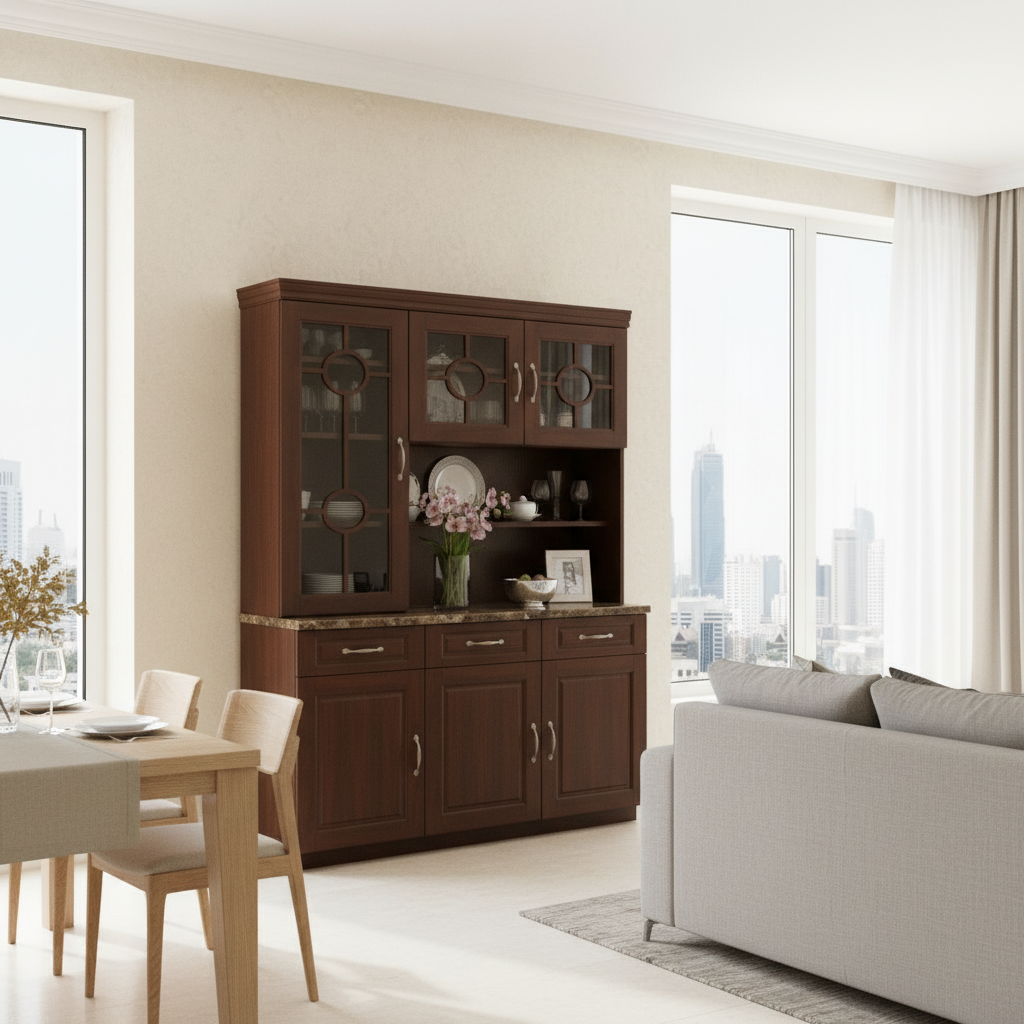 Wooden Kitchen Rack IH 513 | Premium Kitchen Storage UAE