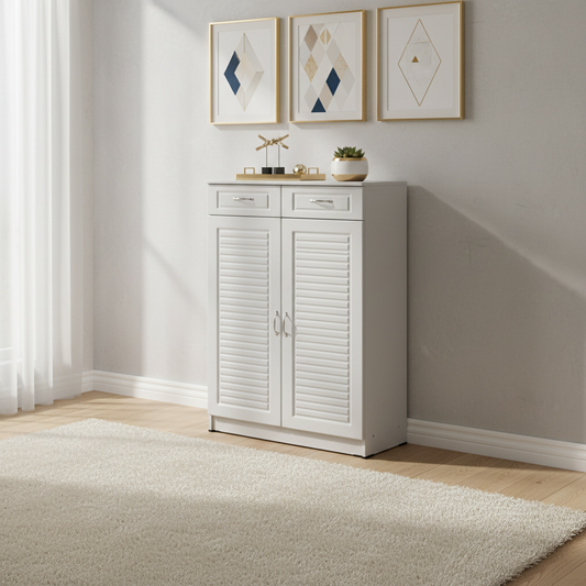 Wooden Shoe Rack | Premium Entryway Storage | INFINI HOMES UAE