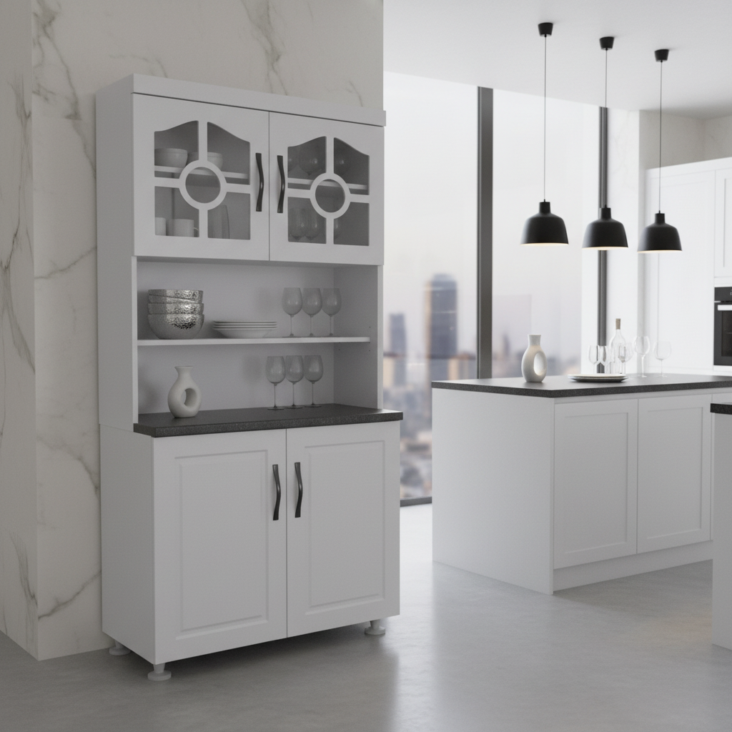 Wooden Kitchen Rack IH 512 – Premium Storage Organizer | INFINI HOMES UAE