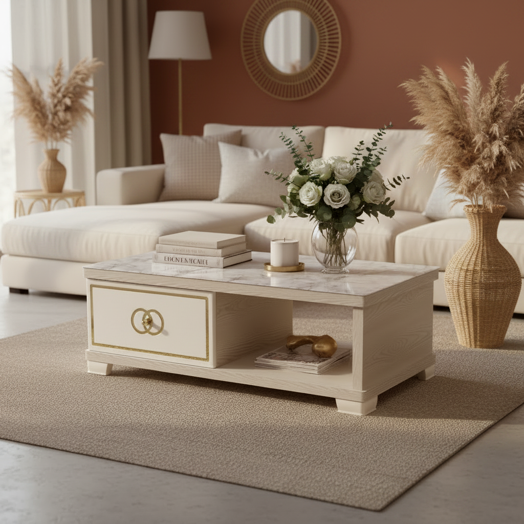 Glossy Center Table IH CT172 | Premium Coffee Table in UAE