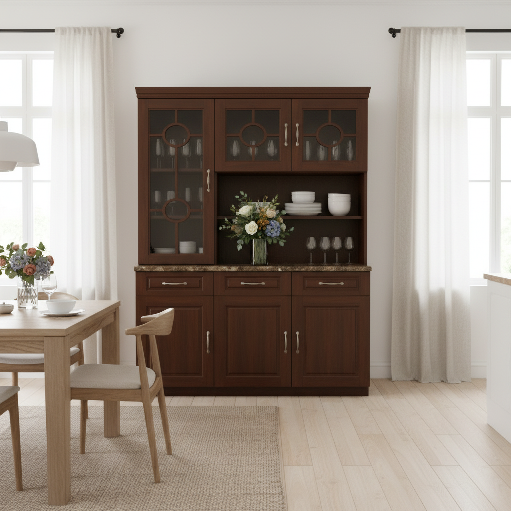 Wooden Kitchen Rack IH 513 | Premium Kitchen Storage UAE