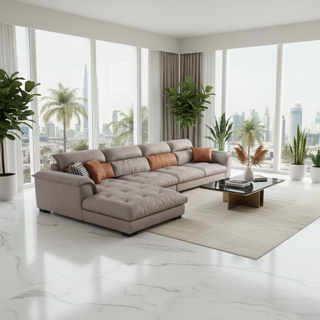 Corner Sofa IH CS-1157 | Premium L-Shape Sectional Sofa UAE