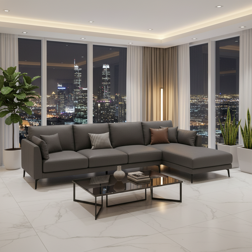 Corner Sofa IH CS-1155 | Premium L-Shape Sofa UAE