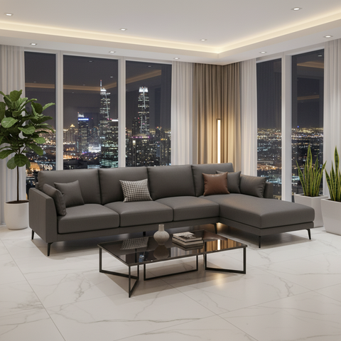 Corner Sofa IH CS-1155 | Premium L-Shape Sofa UAE