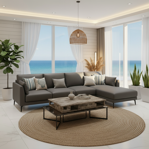Corner Sofa IH CS-1155 | Premium L-Shape Sofa UAE