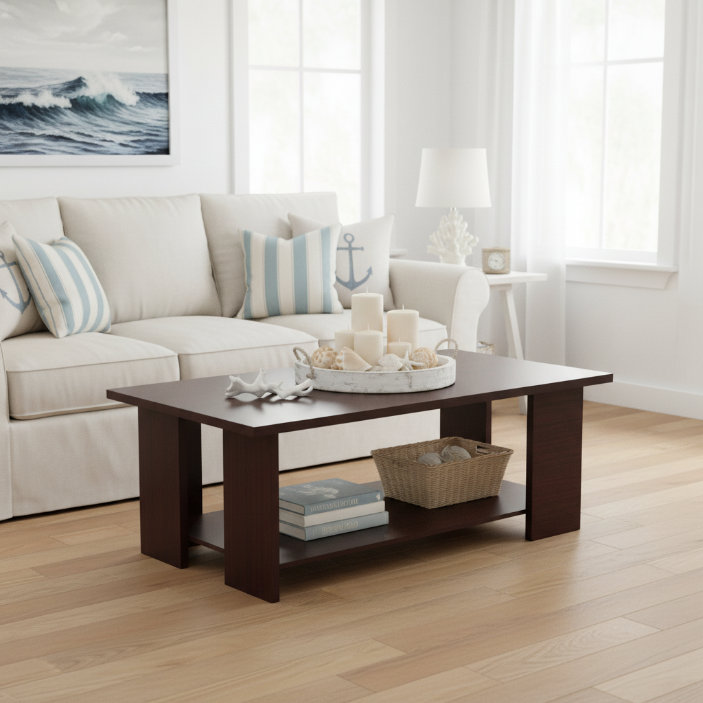 Coffee Table IH 4120 | Mahogany 120×60×45 cm – INFINI HOMES UAE