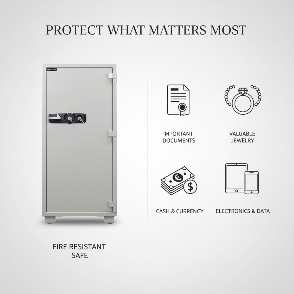 Eagle SS-350 Fire-Resistant Safe – Dual Key Lock System