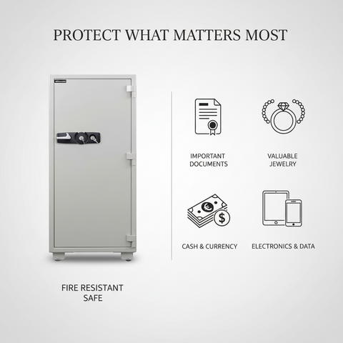 Eagle SS-350 Fire-Resistant Safe – Dual Key Lock System
