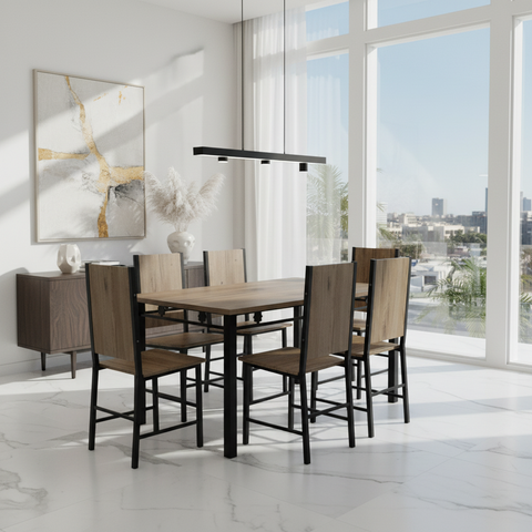 Contemporary Dining Set Bright Lifestyle – Luxury Dining Furniture UAE | Table & Chairs | Dubai Delivery