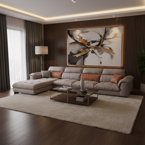 Corner Sofa IH CS-1157 | Premium L-Shape Sectional Sofa UAE