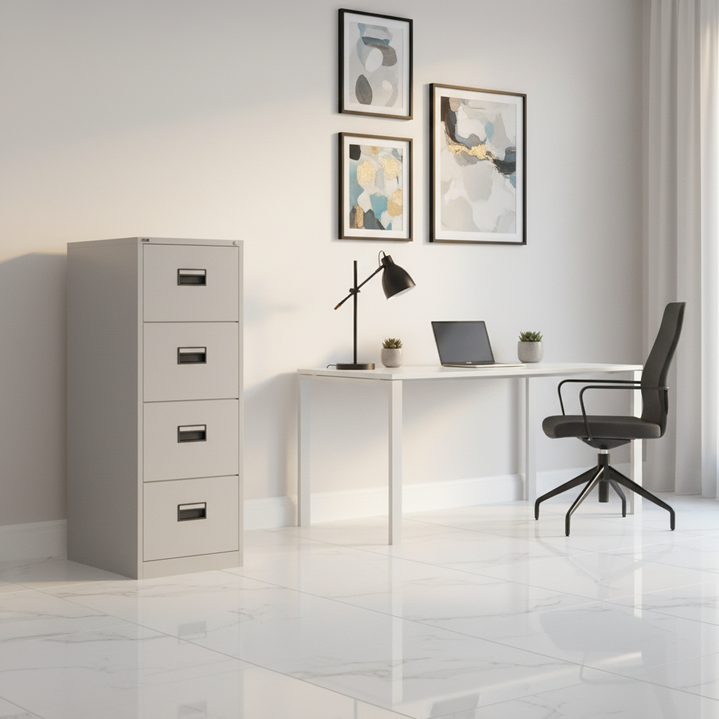 GO Vertical Filing Cabinet 4 Drawer | Model GO-CVFC-4D (KDAC4) – UAE
