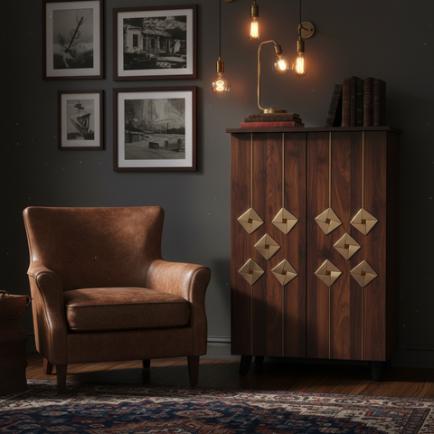 Wooden Storage Cabinet IH-2537 | Premium Office Storage Dubai, Abu Dhabi & UAE