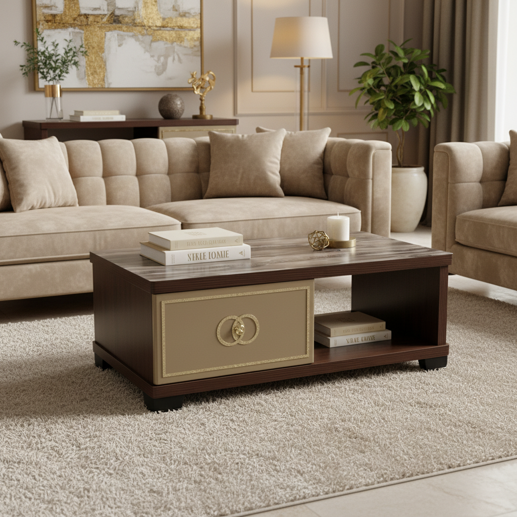 Glossy Center Table IH CT-173 | Premium Living Room Furniture UAE