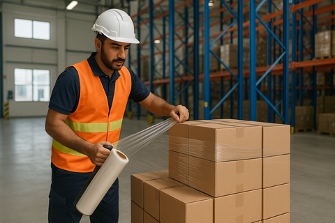 Heavy Duty Stretch Film Roll UAE - Professional Pallet Wrap for Dubai, Abu Dhabi & Sharjah Shipping