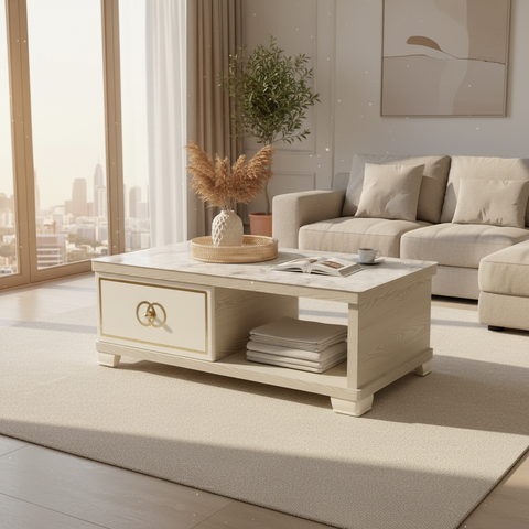 Glossy Center Table IH CT172 | Premium Coffee Table in UAE