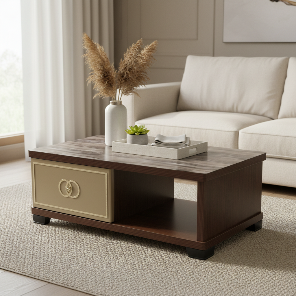 Glossy Center Table IH CT-173 | Premium Living Room Furniture UAE