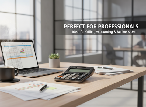 Casio MX-12B Calculator 12 Digit Desktop Calculator Dubai UAE | Solar & Battery Powered