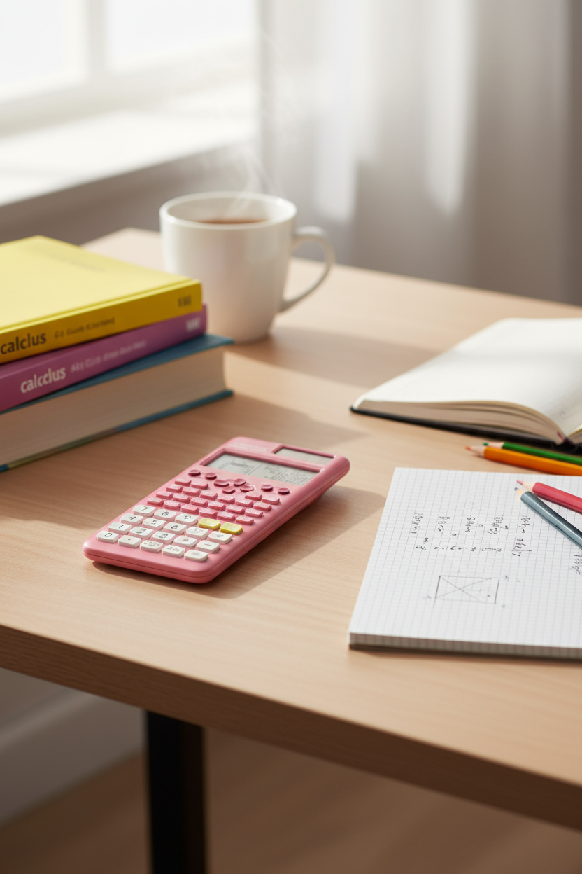 Generic FX-991ES Plus Scientific Calculator Pink - 417 Functions for Students & Engineers UAE